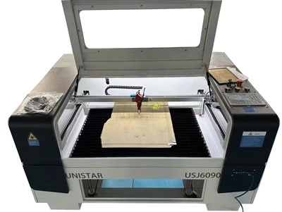 Dual Head Crystal CCD Camera Positioning Acrylic Laser Cutting Engraving Machine