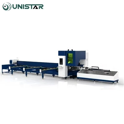 Pipe Metal Tube Laser Cutting Machine CNC Software Laser Cutter Machine For Sale